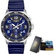 Resim Hanyang Mavi Lıge Üst Marka Lüks Kuvars Erkek Izle Silikon Moda 30 M Su Geçirmez Aydınlık Izle Erkekler Için Rahat Spor Erkek Kol Saati + Kutu Yeni (Yurt Dışından) 