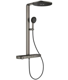 Resim Grohe Rainshower Aqua Pure Duvara Monte Termostatlı Duş Sistemi - Metalik 