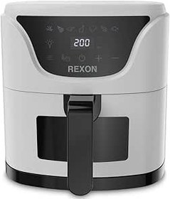 Resim Rexon Smart Air Fryer, 4.5 Litre Kapasiteli, Yağsız Pişirme Teknolojisi, Beyaz 