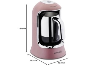 Resim Storemax Kahvekolik Rosagold/krom Otomatik Kahve Makinesi 