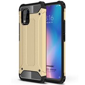 Resim Xiaomi Mi 10 Lite Zoom Kılıf Rugged Armor Gold Microsonic