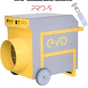 Resim EVO40 Pros - 40 Kw Kumandalı ve Dijital Endüstriyel Elektrikli Fanlı Isıtıcı 