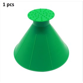Resim Cdwishbest 1 Adet Yeşil Stil 2 Adet Oto Araba Cam Ön Cam Buz Kazıyıcı Yağ Hunisi Kar Sökücü Kürek Koni Buz Çözücü Araba Pencere Buz Kar Kazıyıcı Sökücü Yenı (Yurt Dışından) 