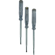 Resim fullreyon 3 Adet Kaliteli, Profesyonel Kontrol Kalemi, Düz Uçlu Elektrik Kontrol Kalemi 18,5 Cm Kontrol Kalemi 