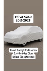 Resim içel çadır Volvo XC60 2017-2025 Özel Ölçü Kalın Pamuklu Dolu Korumalı Araç Çadırı Uyumlu 