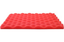 Resim Moveevo Kırmızı Dalgalı Akustik Sponge 6 Adet - Ev, Stüdyo İçin Gürültü Engelleme Ve Ses Emme Malzemesi 10.1" 