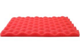 Resim Moveevo Kırmızı Dalgalı Akustik Sponge 6 Adet - Ev, Stüdyo İçin Gürültü Engelleme Ve Ses Emme Malzemesi 10.1" 