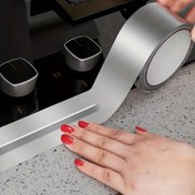 Resim 1 Rulo, Lavabo Stickerı, Tezgah Bandı, Alüminyum Folyo Bant, Mutfak ve Banyo Aksesuarları 