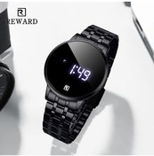 Resim Oldfriend Reward Erkek Lüks Paslanmaz Çelik Rose Gold Dokunmatik Spor Digital Kol Saati 7/24 Tarih Diğer 