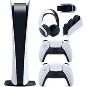 Resim Sony Playstation 5 dijital + 2.Dualsense + Ps5 Pulse 3D Kulaklık + Ps5 Şarj Istasyonu + Ps5 Kamera 