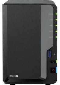 Resim Synology Ds225 Plus Celeron Qc- 6gb Ram- 2-diskli Nas Server Disksiz 