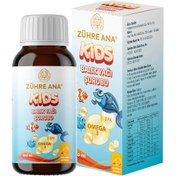 Resim ZÜHRE ANA Kids Omega 3 Portakallı Balık Yağı Şurubu 200ml 