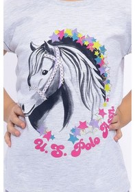 Resim U.S. Polo Assn. U.S. Polo Assn 1049 Stars Kız Çocuk Kapri Takım 