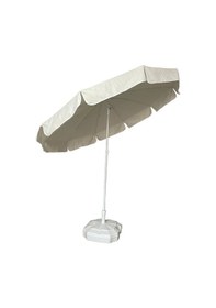 Resim 10 Telli Kalın Polyester Kumaşlı Balkon, Plaj Şemsiyesi Bidon Hariç Bej 