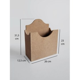 Resim Ahşap, Ham Mdf, Boyanabilir Kapı Önü Gazetelik, Çiçeklik 