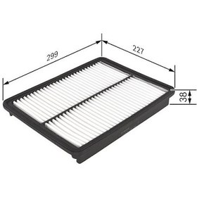 Resim BOSCH F026400373 HAVA FİLTRESİ TRANSIT CUSTOM 13 TRANSIT 12 TRANS 