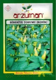 Resim Cin Biberi Biberiye Konik Tohumu Arzuman Marka 