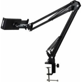 Resim Asfal Masaüstü Ayarlanabilir 360 Dönebilen Metal Telefon ve Tablet Standı Katlanabilir Tablet ve Telefon Tutucu 