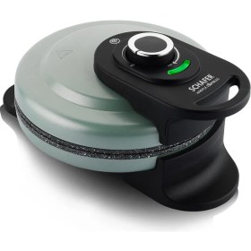 Resim Yeşil Renkli Pratik Waffle Makinesi, Lezzetli Atıştırmalıklar Için Ideal 