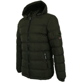 Resim Modarar Erkek Dar Kesim Haki Renk Şişme Mont Rar01232 001 