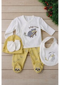 Resim Little Life Yenidoğan 5li Rakun Hastane Çıkışı-1500 - Sarı sarı 