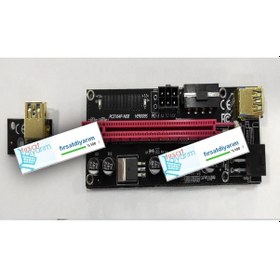 Resim Riser Ver 9 0 PCI E Usb 3 01 1X To 16X PCI E Uzatma Riser Kart 
