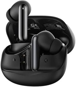 Resim QCY Melobuds N50 Anc Ht12 6 Mikrofonlu Bluetooth 5.4 Kulaklık Siyah 