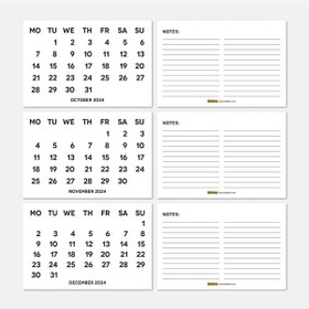 Resim 2027 Takvimi, 2027 Masa Takvimi Siyah Renk, 2027 Calendar, 2027 Desk Calendar Black Color 