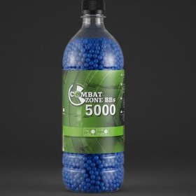 Resim Combat Zone 0.12g 6 mm Sarı Ve Mavi Airsoft BB (5000 Adet) - Mavi 