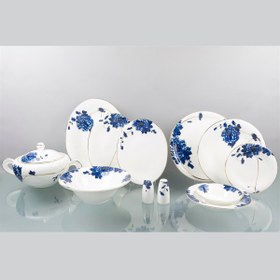Resim Mikasa Moor Blue Cravo 74 Parça Yemek Seti 