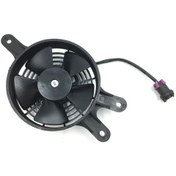 Resim Synodicmonth Motosiklet Fanı Radyatör Fanı Soğutma Su Geçirmez Fiş Linhai 260cc 300cc 400c Atv Quad Lh260 Lh300 Lh400 İçin 