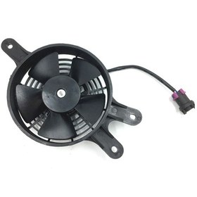 Resim Synodicmonth Motosiklet Fanı Radyatör Fanı Soğutma Su Geçirmez Fiş Linhai 260cc 300cc 400c Atv Quad Lh260 Lh300 Lh400 İçin 