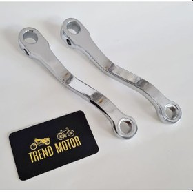 Resim Pedal Kolu Takim Krom - Pejo Mobilyet Peugeot Mobylette 555509639 
