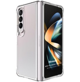 Resim Microsonic Samsung Galaxy Z Fold 4 Kılıf Non Yellowing Crystal Clear Sararma Önleyici Kristal Şeffaf 