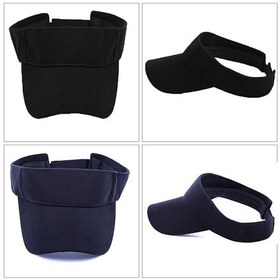 Resim Unisex Uv Koruyucu Sporcu Plaj Vizör Şapka 2 Li Set (547423572) 