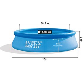 Resim Şişme Aile Havuzu - Intex - Easy - 305 x 76 cm (28120) 