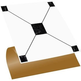 Resim Kendinden Yapışkanlı Siyah Geometrik Desenli Pvc Karo 30x30 Cm 56 Adet 5m2 