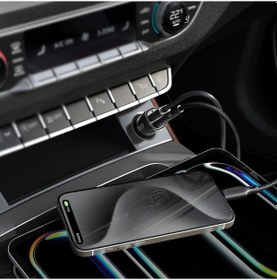 Resim Spigen 48w Usb-c 2 Port Araç İçi Adaptör - Samsung Pps Destekli Hızlı Şarj Aleti İphone & Android & İpad Type-c Pd 3.0 30w + Qc 3.0 18w 