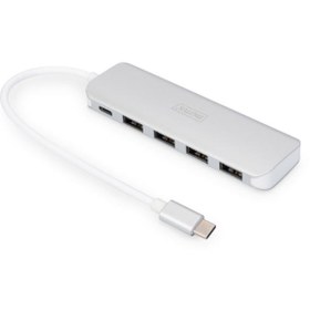 Resim Digitus Da-70242 Type-C - 4 Port Usb 3.0 Çoklayıcı Hub (Mac,Pc) 