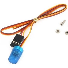 Resim Blue-ax-511 Dairesel Ultra Parlak Led Işık Yanıp Sönen Hızlı-yavaş Dönen Mod Rc Polis İtfaiye Ambulans Arabası 