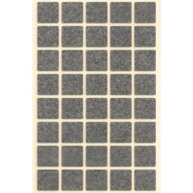 Resim Trend Kulp Yapışkanlı Sessiz Mobilya Masa Sandalye Parke Zemin Ayak Koruyucu Keçe Seti 28-30 mm (49'lu Paket) 