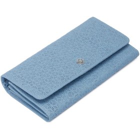 Resim Mavi Deri Kadın Cüzdan - S1CB00005787-C43 