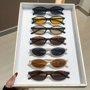 Resim Günlük Şık İçbükey Görünüm için İnce Çerçeve Tam Kenar Minimalist Tarz Esansiyel Aksesuar Kadın 7 Parça Gözlük Seti 