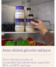 Resim Lansinoh Anne Sütü Saklama Şişeleri 4'lü 