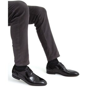 Resim Tamer Tanca Erkek Hakiki Deri Siyah Rugan Klasik Ayakkabı 756 11950 Erk Ayk Sk22/23 Sıyah Rugan 