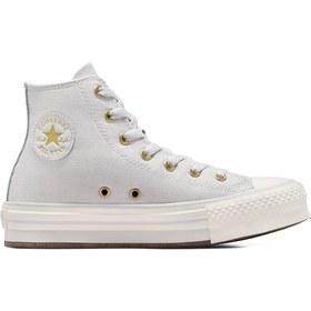 Resim Converse Ctas Eva Lift Hi Kadın Günlük Ayakkabı Gri 