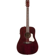 Resim Art & Lutherie Americana Elektro Akustik Gitar (Tennessee Red) 