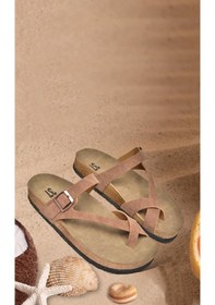 Resim Fox Shoes Taba Kadın Terlik B777753002 Taba 
