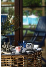 Resim Kütahya Porselen Pilea 4 Parça 2 Kişilik Kahve Takımı 12216 