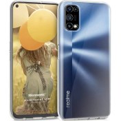 Resim Realme 7 Pro Kılıf Transparent Soft Beyaz Microsonic